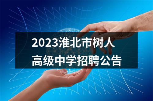 2023淮北市树人高级中学招聘公告 图片